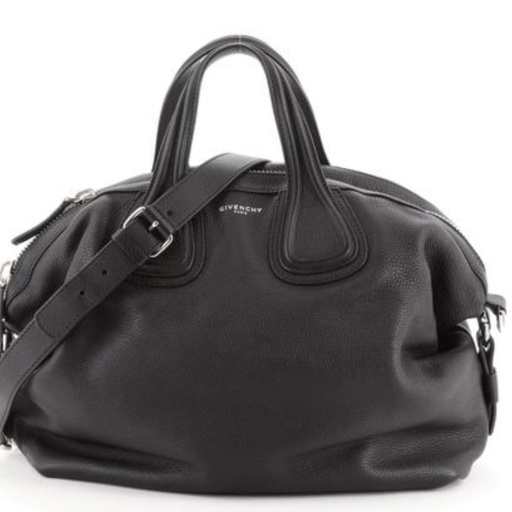 GIVENCHY Nightingale Leather Shoulder Bag